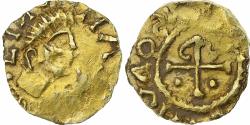 World Coins - France, Triens, LINCONAS, VIIth Century, Langres, Gold,
