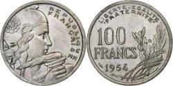 World Coins - France, 100 Francs, Cochet, 1954, Paris, Copper-nickel,