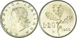 World Coins - Coin, Italy, 20 Lire, 1969, Rome, , Aluminum-Bronze, KM:97.2