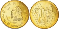 World Coins - Sweden, 50 Euro Cent, 2004, unofficial private coin, , Copper Plated Steel