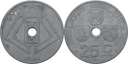 World Coins - Belgium, 25 Centimes, 1944, Zinc, , KM:132