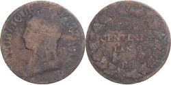 World Coins - Coin, France, Dupré, 5 Centimes, AN 8, Strasbourg, , Copper