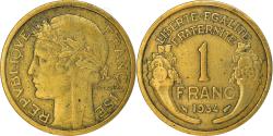 World Coins - Coin, France, Morlon, Franc, 1934, Paris, , Aluminum-Bronze, KM:885