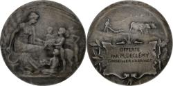 World Coins - France, Medal, Offerte par Mr Declémy, Silvered bronze, Dubois,