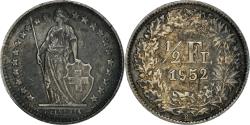World Coins - Coin, Switzerland, 1/2 Franc, 1952, Bern, , Silver, KM:23