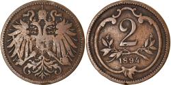 World Coins - Coin, Austria, Franz Joseph I, 2 Heller, 1894, , Bronze, KM:2801