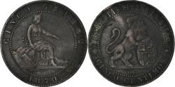 World Coins - Coin, Spain, 5 Centimos, 1870