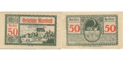 World Coins - Banknote, Austria, Moosbach, 50 Heller, château, 1920 UNC(63) Mehl:FS 628a