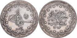 World Coins - Ottoman Empire, Abdul Hamid II, 5 Kurush, 1906 (AH 1293/32), Qustantiniyah
