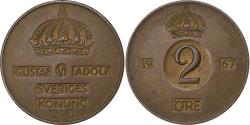 World Coins - Sweden, Gustaf VI, 2 Öre, 1967, Bronze, , KM:821