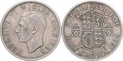 World Coins - Great Britain, George VI, 1/2 Crown, 1948, Copper-nickel, , KM:866