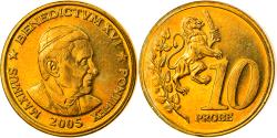 World Coins - Vatican, 10 Euro Cent, Type 5, 2005, unofficial private coin, , Brass