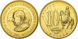 World Coins - Vatican, Medal, 10 C, Essai-Trial Benoit XVI, 2007, Brass,
