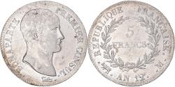 World Coins - Coin, France, Napoléon I, 5 Francs, An 12 (1804), Toulouse, , Silver