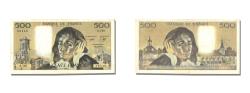 World Coins - Banknote, France, 500 Francs, 500 F 1968-1993 ''Pascal'', 1982, 1982-08-05