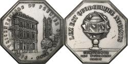 World Coins - France, Token, Compagnie des Notaires de Paris, 1976, Silvered bronze,
