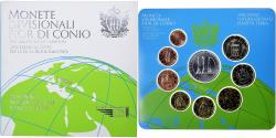 World Coins - San Marino, 1 Cent to 2 Euro, BU, 2008, Monnaie de Paris,