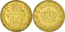 World Coins - Coin, Denmark, Christian X, 2 Kroner, 1941, Copenhagen,