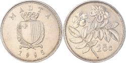 World Coins - Coin, Malta, 25 Cents, 1995