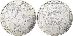 World Coins - France, 10 Euro, Euros des régions, Champagne-Ardenne, 2012, Silver,