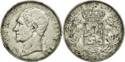 World Coins - Coin, Belgium, Leopold I, 5 Francs, 5 Frank, 1865, , Silver, KM:17