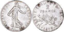 World Coins - Coin, France, Semeuse, 2 Francs, 1899, Paris, , Silver, KM:845.1