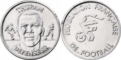 World Coins - France, Token, Equipe de France de Football, Thuram, Défenseur, 1999, Nickel