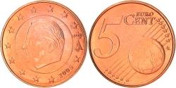 World Coins - Belgium, 5 Euro Cent, 2005, Brussels, , Copper Plated Steel, KM:226
