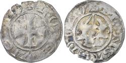 World Coins - France, Louis VI, Denier, 1108-1137, Montreuil-sur-Mer, 5th type,