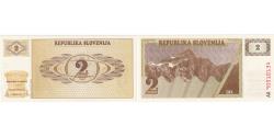 World Coins - Banknote, Slovenia, 2 (Tolarjev), KM:2s1, UNC(65-70)