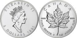 World Coins - Canada, Elizabeth II, 5 Dollars, 1991, Royal Canadian Mint, Silver,