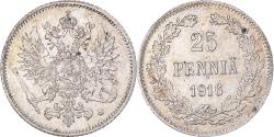 World Coins - Coin, Finland, Nicholas II, 25 Penniä, 1916, Helsinki, , Silver
