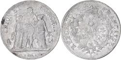 World Coins - Coin, France, Union et Force, 5 Francs, An 10, Bayonne, , Silver