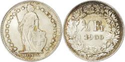 World Coins - Switzerland, 1/2 Franc, 1950, Bern, Silver, , KM:23