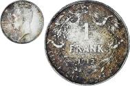 World Coins - Coin, Belgium, Franc, 1912, , Silver, KM:73.1