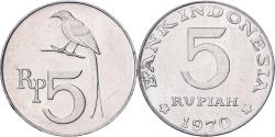 World Coins - Indonesia, 5 Rupiah, 1970, Aluminum, , KM:22