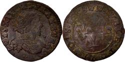 World Coins - Coin, France, Louis XIII, Louis XIII, Double Tournois, 1638, , Copper
