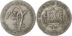 World Coins - West African States, 50 Francs, 1976, Copper-nickel, , KM:6