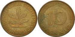 World Coins - Coin, GERMANY - FEDERAL REPUBLIC, 10 Pfennig, 1993, Berlin, , Brass