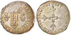 World Coins - Coin, France, Henri III, Double Sol Parisis, 1581, Paris, , Billon