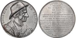 World Coins - France, Medal, Les Rois de France, Louis XI, History, Caqué, , Tin