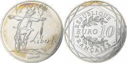 World Coins - France, 10 Euro, Sempé - Automne - Liberté, 2014, Paris, Silver,