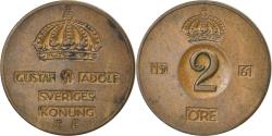 World Coins - Coin, Sweden, Gustaf VI, 2 Öre, 1961, , Bronze, KM:821
