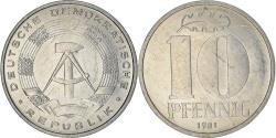 World Coins - Coin, GERMAN-DEMOCRATIC REPUBLIC, 10 Pfennig, 1981, Berlin, , Aluminum