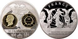 World Coins - France, Medal, Histoire de la monnaie Française, 20 Francs 1807, History, 2012