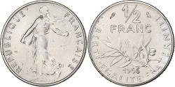 World Coins - France, 1/2 Franc, Semeuse, 1966, Paris, Nickel, , Gadoury:429