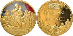 World Coins - France, Medal, Histoire de France, L'Armistice., History, , Copper Gilt