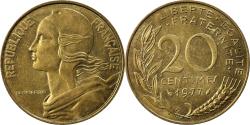 World Coins - Coin, France, Marianne, 20 Centimes, 1977, Paris, , Aluminum-Bronze