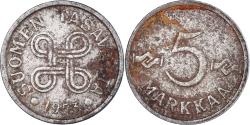 World Coins - Coin, Finland, 5 Markkaa, 1953