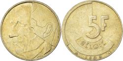 World Coins - Coin, Belgium, 5 Francs, 5 Frank, 1988